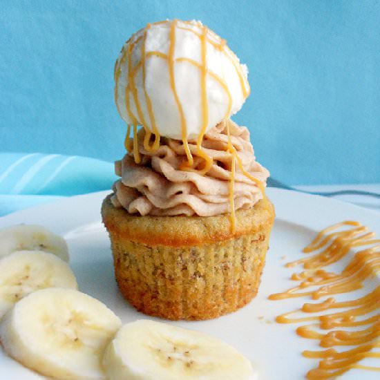 Bananas Foster Cupcakes