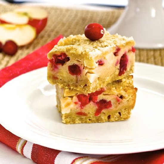 Apple Cranberry Pie Bars