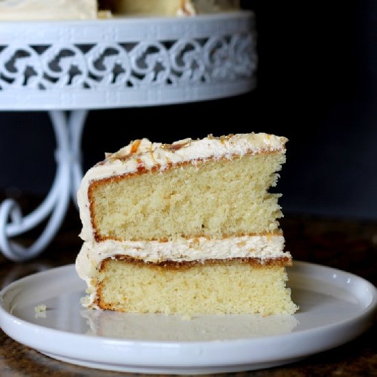 Yellow Cake w/ Caramel Buttercream