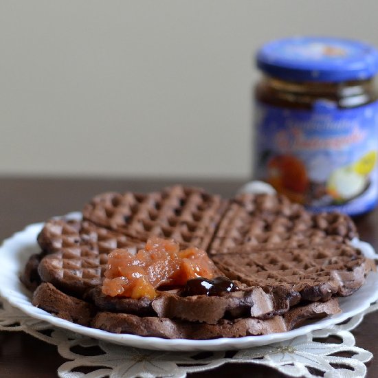 Vegan Chocolate Waffles