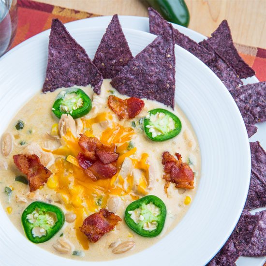 Jalapeno Popper Chicken Soup