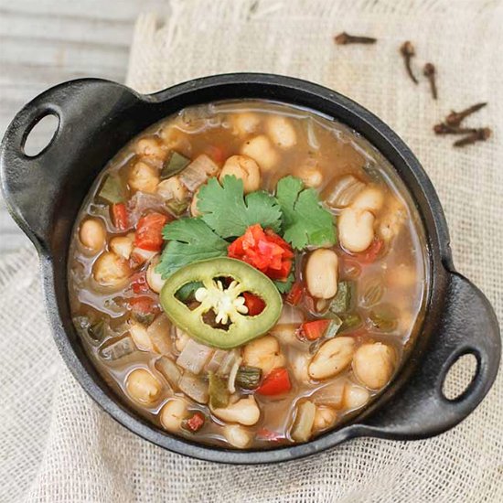 Chickpea & White Bean Chili