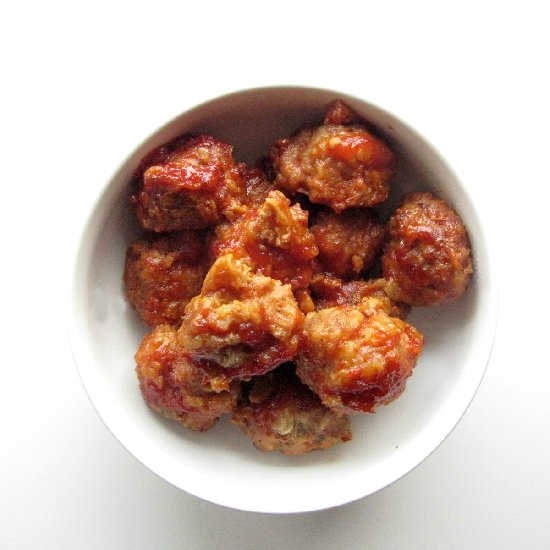 Crockpot Pork Meatballs