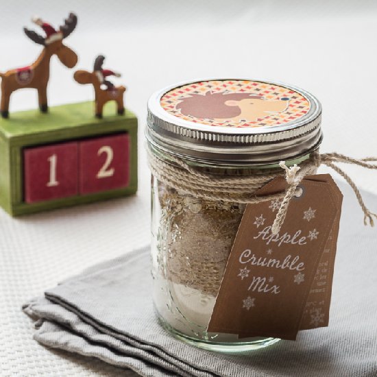 Apple Crumble Mix in a Jar