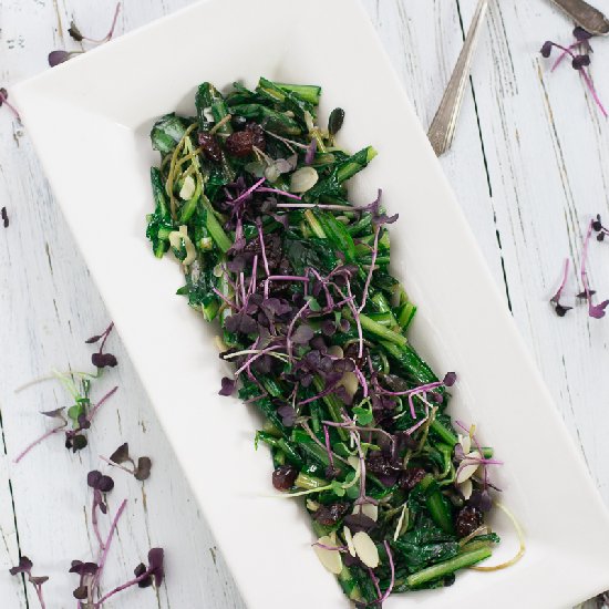 Dandelion Winter Salad