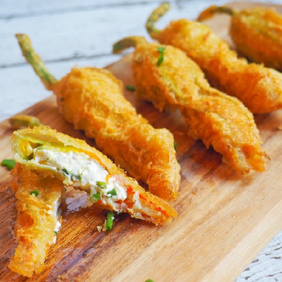 TEMPURA ZUCCHINI FLOWERS