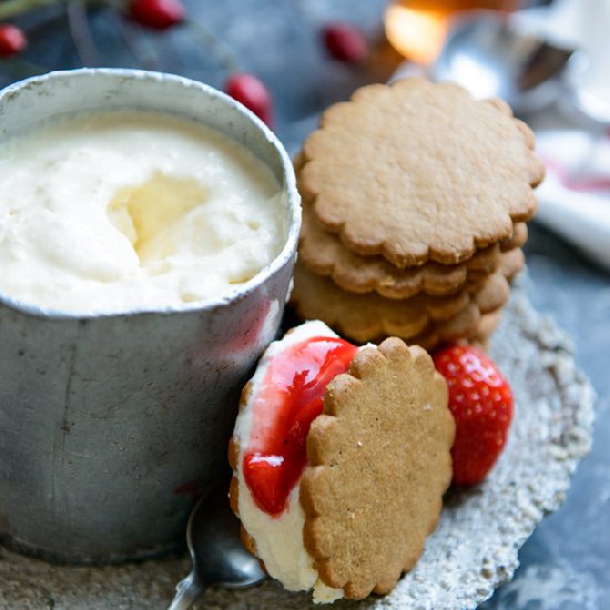 Coconut Ice Cream Sandwich