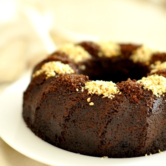 Chocolate Hazelnut Fudge Cake