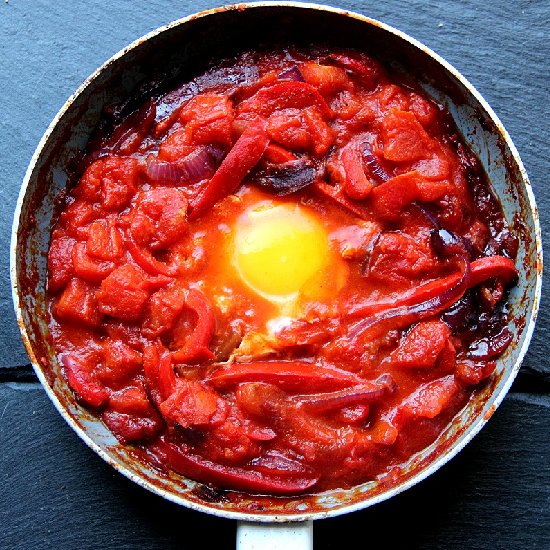 Red Pepper Shakshouka