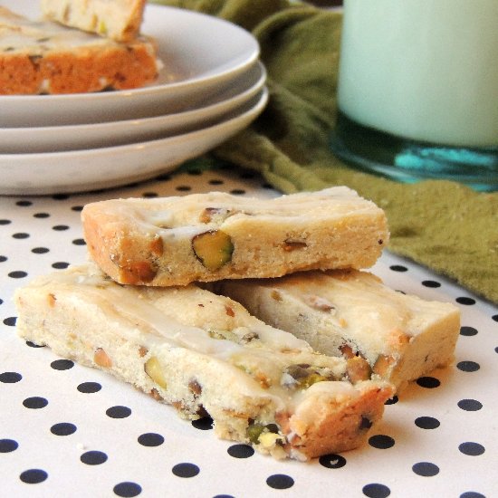 Lemon Pistachio Shortbread