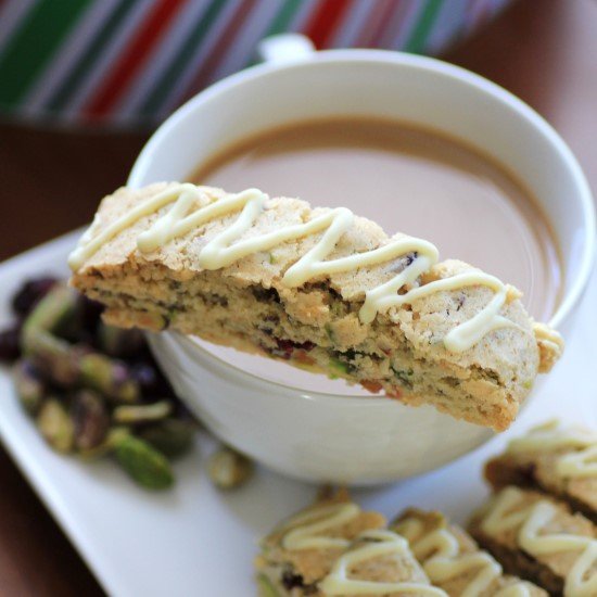 Cranberry Pistachio Biscotti