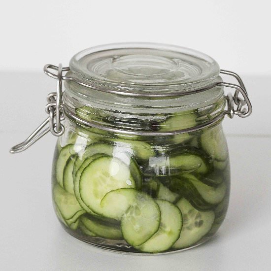 Danish Sweet Pickled Cucumber