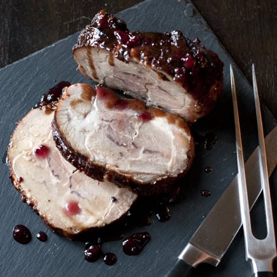 Fresh Ham with Red Currant Glaze