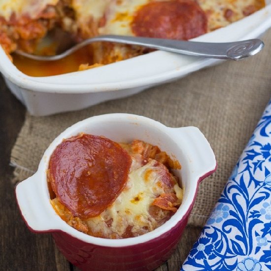 Pizza Spaghetti Squash Casserole