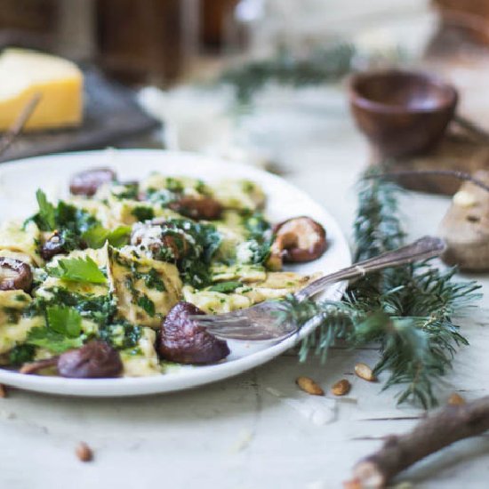 Celery Root & Chevre Agnolotti