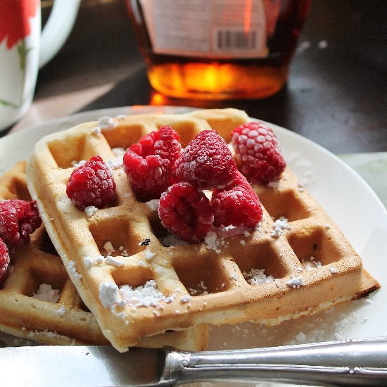 Whole Wheat Berry Waffles