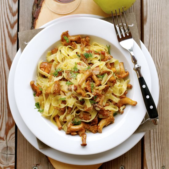 Taglietelle With Chanterelles