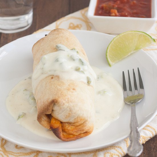 Slow Cooker Chipotle Beef Burritos