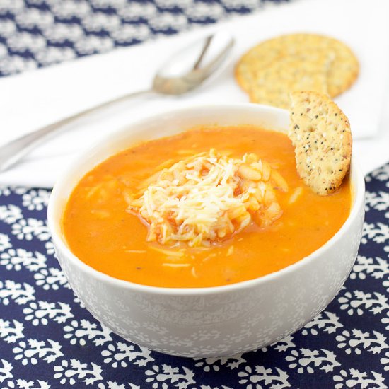 Tomato Soup With Orzo