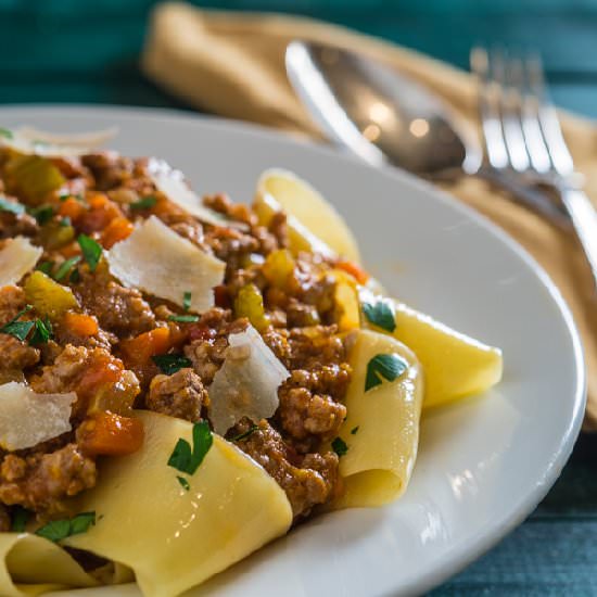 Pappardelle Bolognese