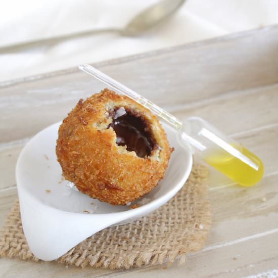 Liquid Chocolate Croquettes