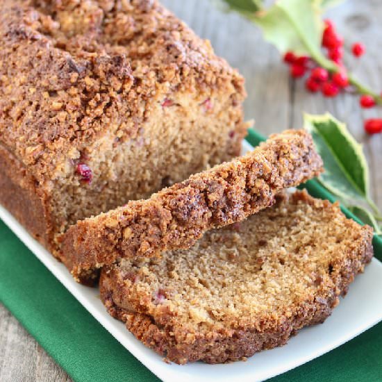 Apple Cranberry Bread