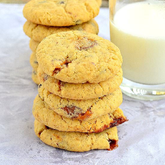 Snickers Chocolate Chip Cookies