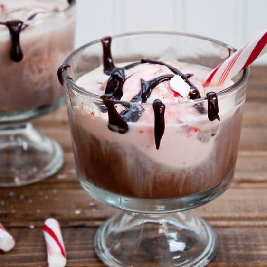 Peppermint Mocha Affogato