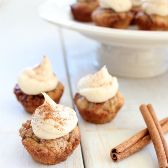 Gluten Free Cinnamon Roll Cupcakes