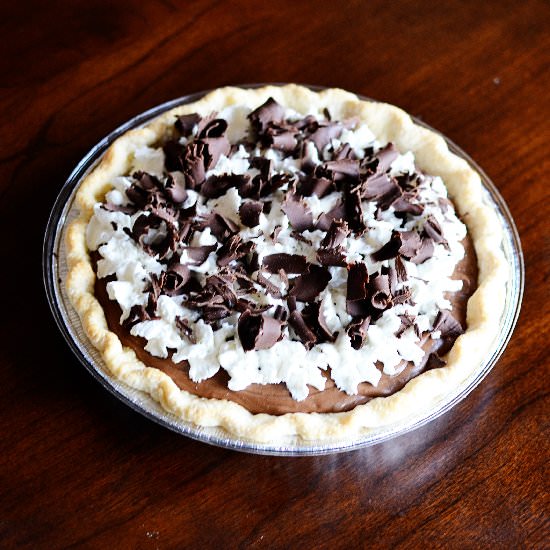 Homemade French Silk Pie