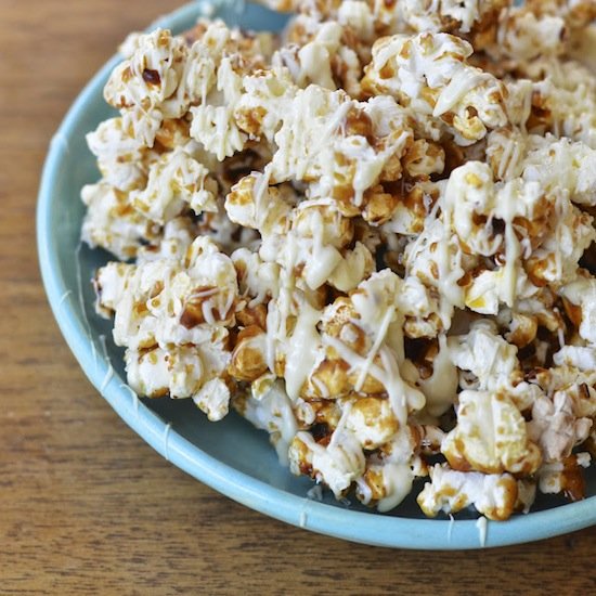 Gingerbread White Chocolate Popcorn