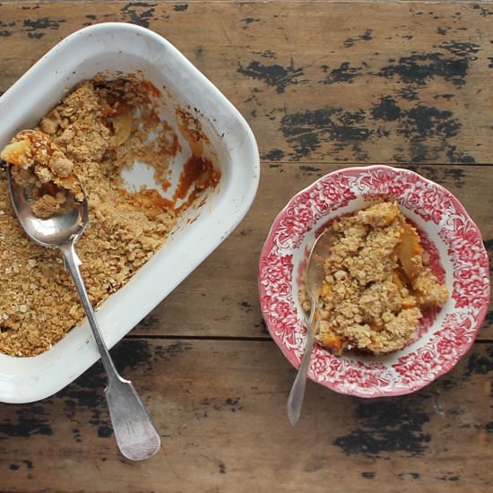 Apple & Pumpkin GingerbreadCrumble