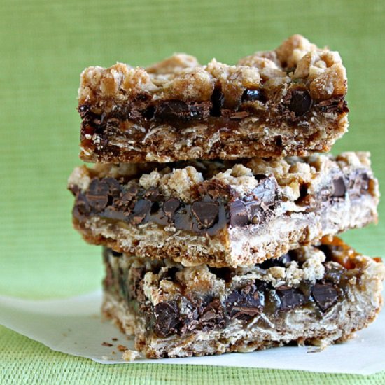 Chocolate Caramel Oatmeal Chewies