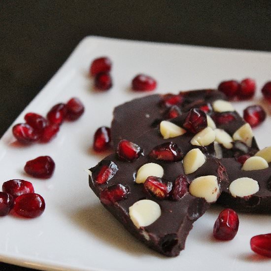 Chocolate Pomegranate Bark