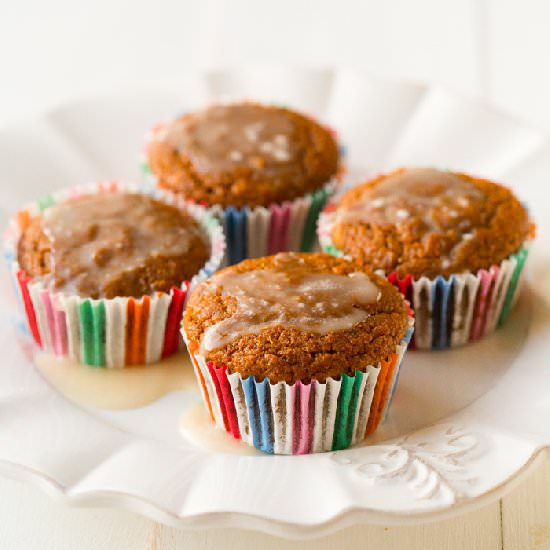 Iced Gingerbread Muffins