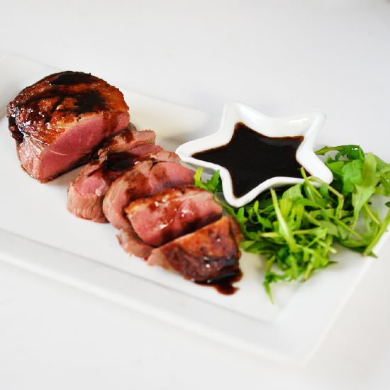 Duck Breast Filet with Sauce