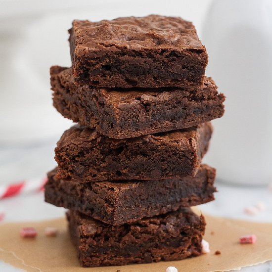 Peppermint Fudge Brownies