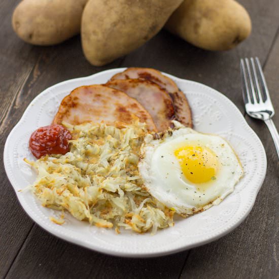 Waffle Iron Hash Browns