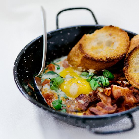 Eggs Baked with Tomatoes