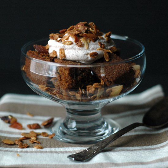 Gingerbread & Granola Parfait