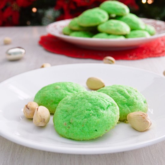 Pistachio Pudding Cookies