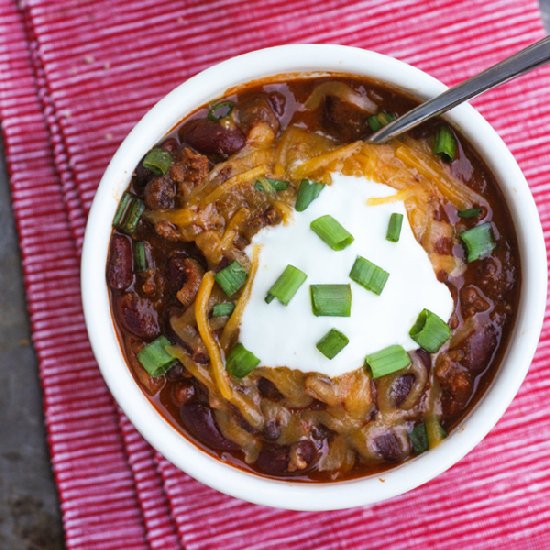 Chorizo Crock Pot Chili