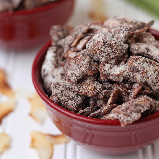 Toasted Coconut Muddy Buddies