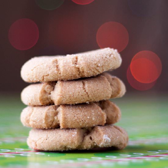 Browned Butter Ginger Cookies