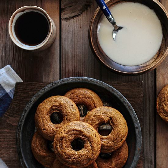 Pumpkin Spiced Doughnuts