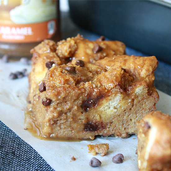 Pumpkin Nutella Bread Pudding