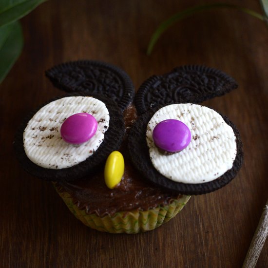 Owl Oreo Cupcake