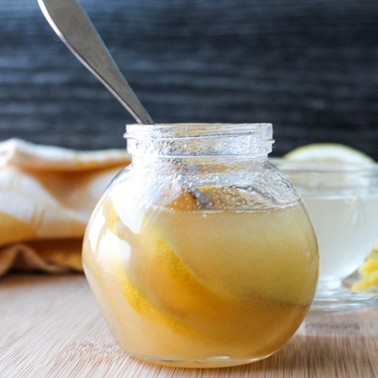 Natural Honey-Lemon Cold Remedy