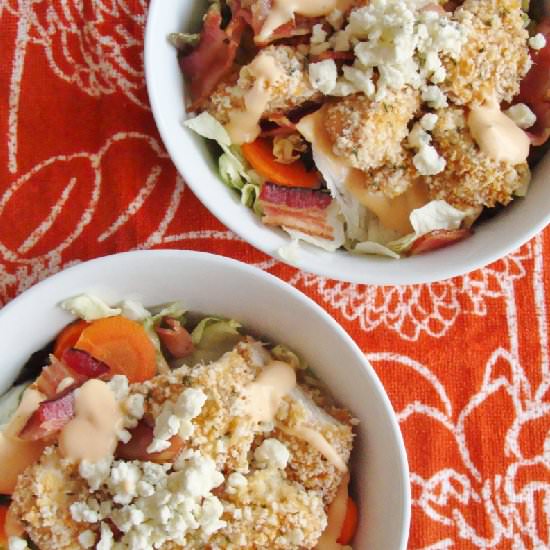 Crispy Buffalo Chicken Salad