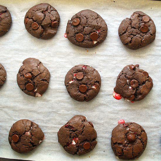 Chocolate Peppermint Cookies